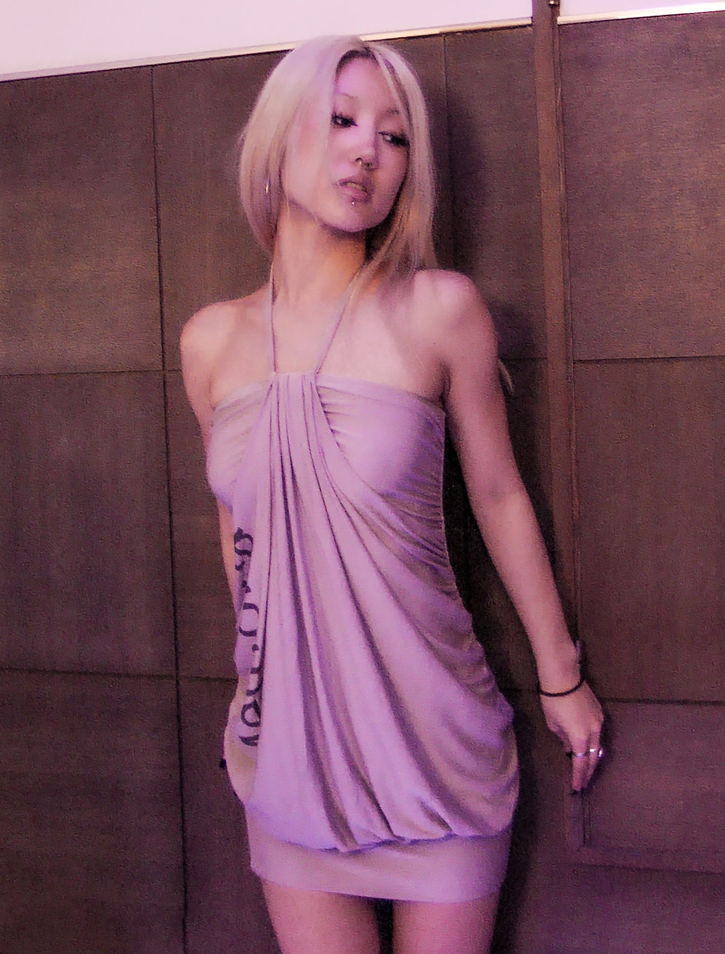 MEMORIA HALTER DRESS