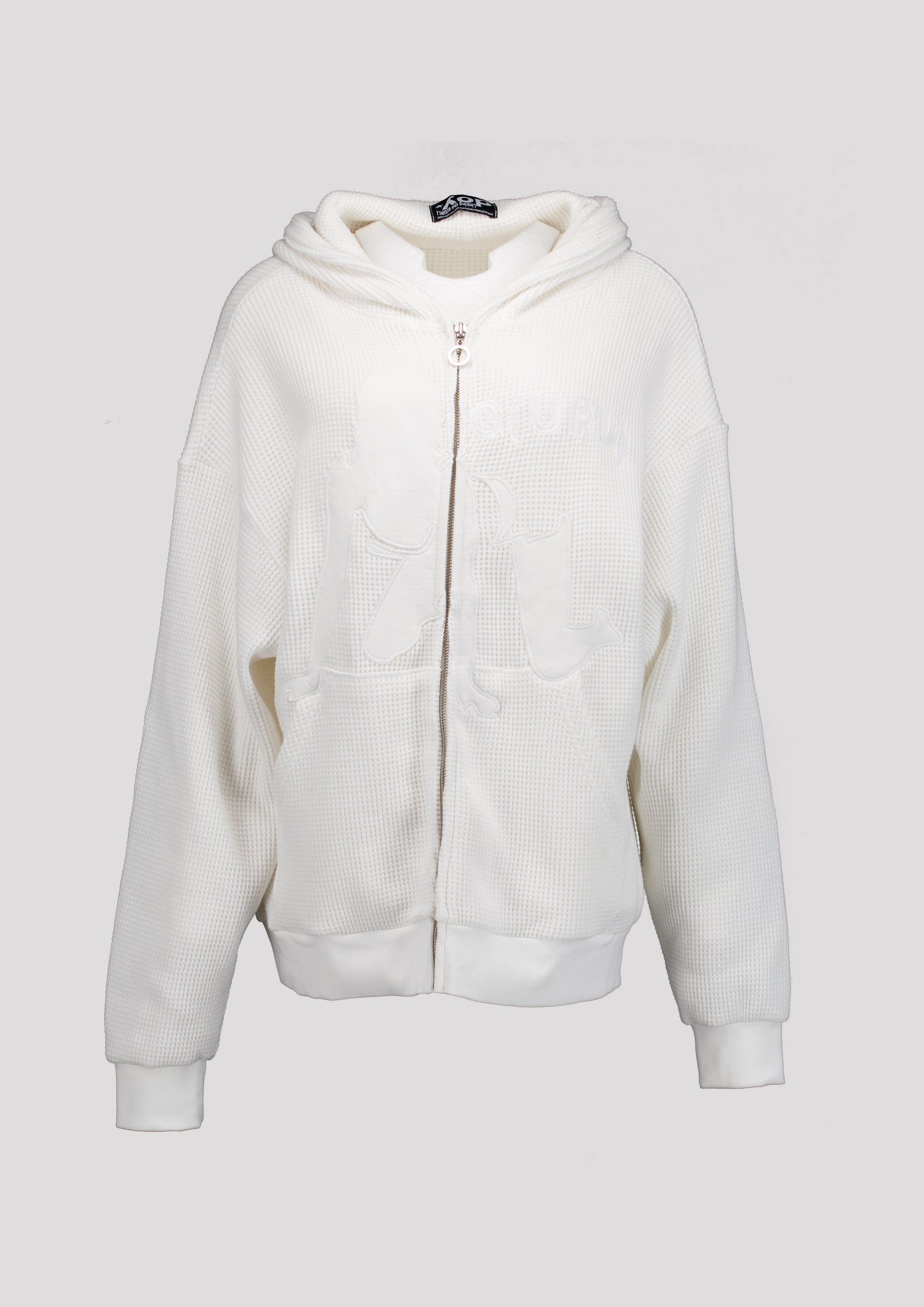 LINK GIRL WAFFLE ZIP UP