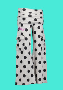 POLKA DOT CARGO PANTS