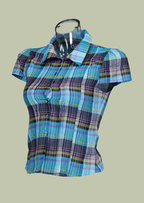 ALICE PINTUCK SHIRT (BLUE)