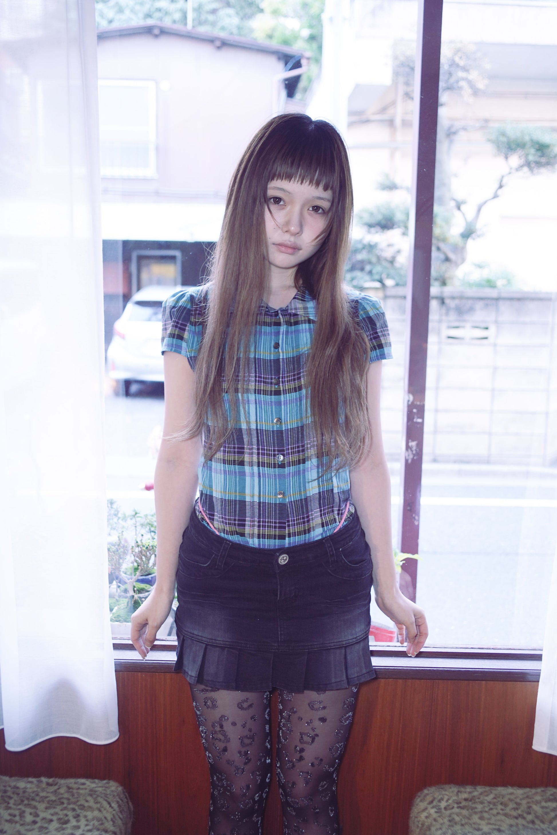 ALICE PINTUCK SHIRT (BLUE)