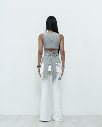 Barcode skirt pants