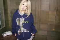 BLUEDOY WAFFLE ZIP UP
